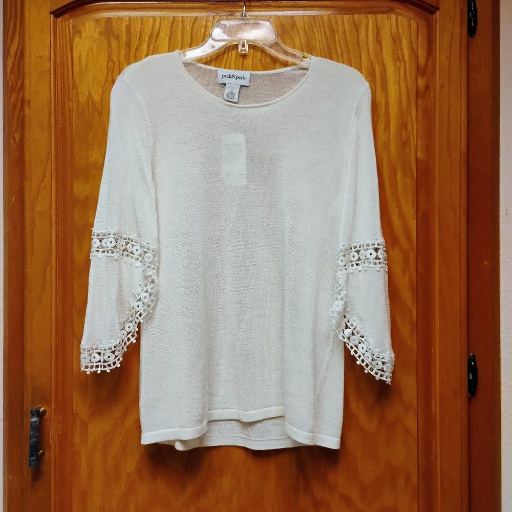 Beautiful Peck & Peck top size small NWT